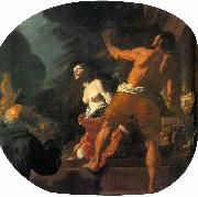PRETI, Mattia Beheading of St. Catherine ag oil painting